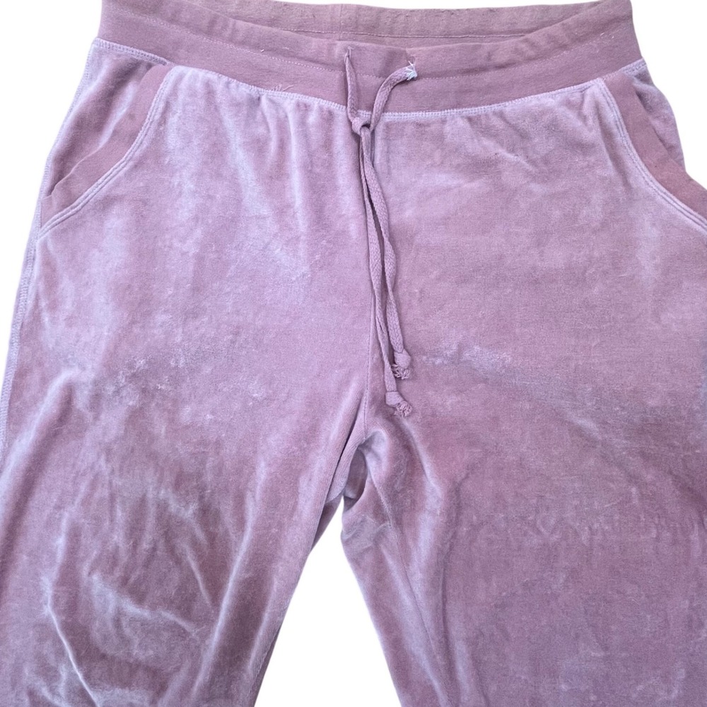 ❤️NWOT Fashion Nova Velour Jogger Sweatpants Pink Size 1X Drawstring Pockets - Picture 2 of 7